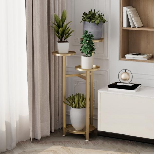 フラワースタンド 鉢台 花台 鉢置き台 アイアン プランタースタンド ガーデニング 棚 アンティーク...