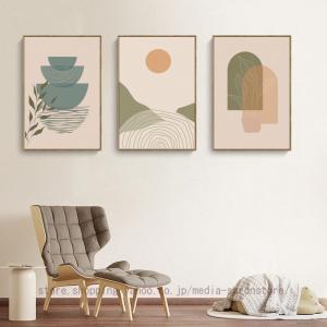 アートパネル 抽象画 リーフ 幾何学 リビング フレーム 絵画 キャンバス ウォールデコレーション モダン 壁掛け インテリア 北欧 現代 壁の装飾 壁画 抽象