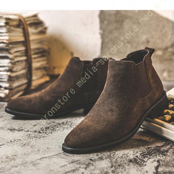 サイドゴア ブーツ レディース ブーツ ショートブーツ シューズ 3センチヒール 秋冬 サイドゴム ...