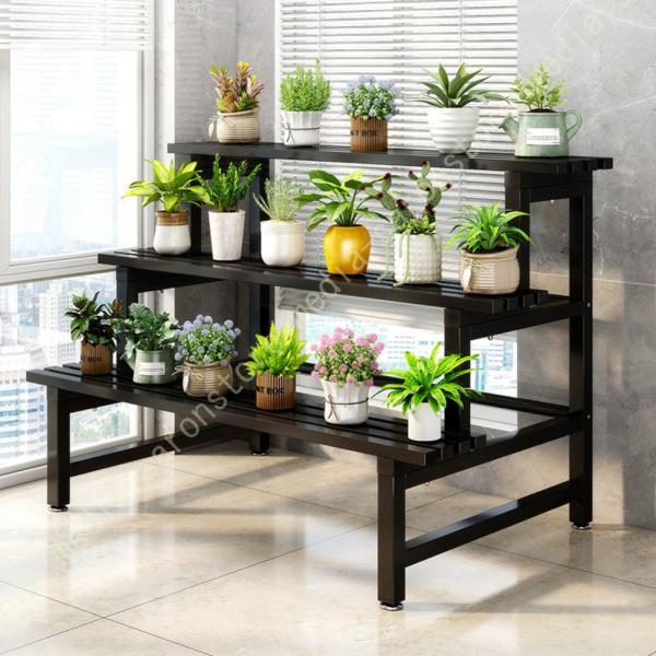 フラワーラック フラワースタンド 2段/3段 幅80/100cm 奥行き38/62cm 高さ53/7...