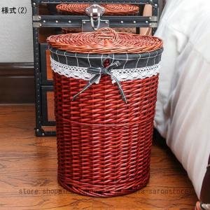 ランドリーバスケット かご 籐 みカゴ 小物収...の詳細画像2