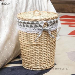 ランドリーバスケット かご 籐 みカゴ 小物収...の詳細画像3