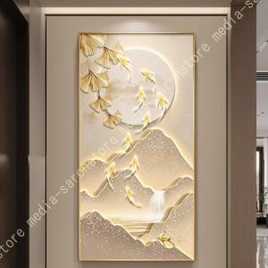 アートパネル 風水 壁掛け ゴールド 絵 絵画 風景画 ポスター 玄関 モダン アートフレーム ウォールアート 部屋装飾 ダイニング 寝室 お風呂 リビングルーム
