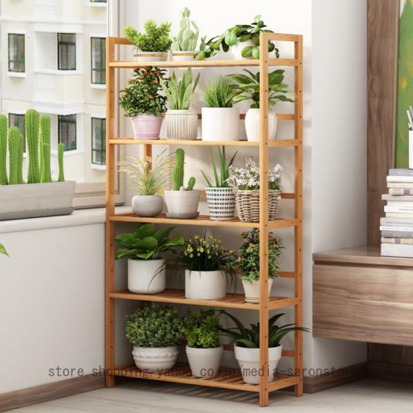 フラワースタンド プランターラック 木製 鉢 盆栽 棚 花台 フラワーラック 植木鉢 台 盆栽 園芸...