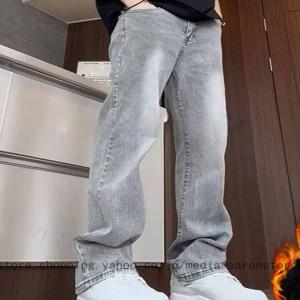 デニムパンツ メンズ ジーンズ 暖パンツ スト...の詳細画像2