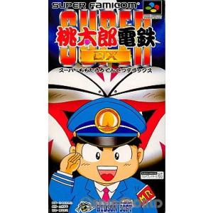 ハドソン 『中古即納』{箱説明書なし}{SFC} スーパー桃太郎電鉄DX(桃鉄
