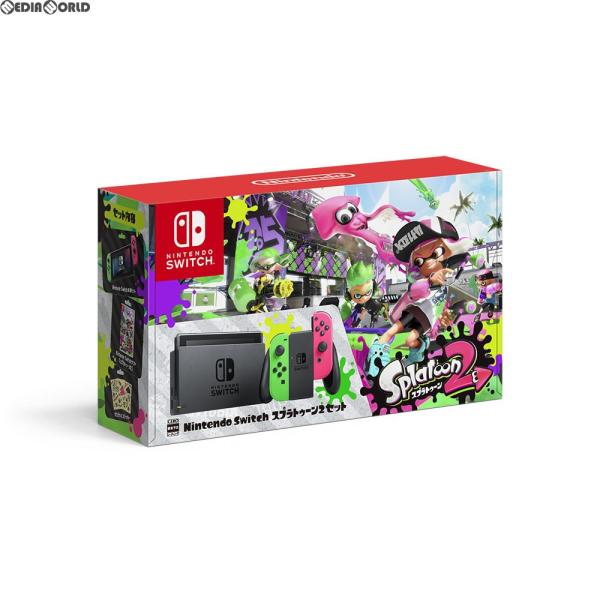 『中古即納』{本体}{Switch}Nintendo Switch(ニンテンドースイッチ) スプラト...