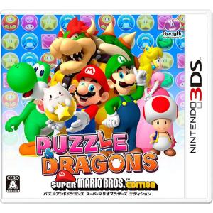 『中古即納』{3DS}PUZZLE & DRAGONS SUPER MARIO BROS. EDITION(パズルアンドドラゴンズ スーパーマリオブラザーズ エディション)(20150429)｜media-world