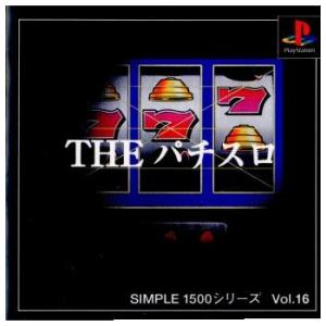 『中古即納』{表紙説明書なし}{PS} SIMPLE1500シリーズ Vol.16 THE パチスロ ディースリー・パブリッシャー (19991102)