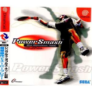 『中古即納』{DC}Power Smash(パワースマッシュ) SEGA PROFESSIONAL TENNISSPG(20001123)｜media-world