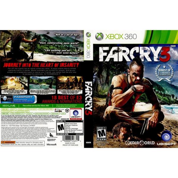 『中古即納』{Xbox360}Far Cry 3(ファークライ3)(北米版)(20121204)