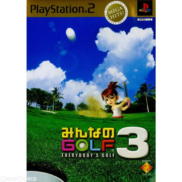 『中古即納』{PS2} みんなのGOLF3(ゴルフ3) MEGA HITS!(SCPS-72002)...