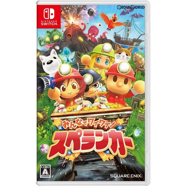 『中古即納』{Switch} みんなでワイワイ!スペランカー スクウェア・エニックス (201704...