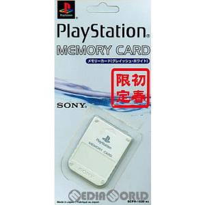 『中古即納』{ACC}{PS}PlayStation(プレイステーション) メモリーカード グレイッシュ・ホワイト SCE(SCPH-1020WJ)(19980129)｜media-world