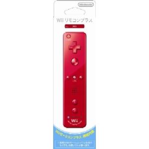 『中古即納』{ACC}{WiiU}Wiiリモコンプラス アカ(Wii/Wii U用) 任天堂(RVL...