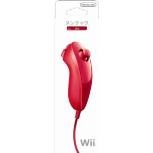 『中古』{ACC}{WiiU}ヌンチャク アカ(Wii/Wii U用) 任天堂(RVL-A-FR)(20101111)