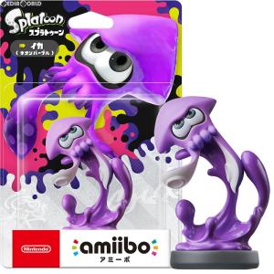 『中古即納』{ACC}{Switch}amiibo(アミーボ) イカ【ネオンパープル】(スプラトゥーンシリーズ) 任天堂(NVL-C-AEAL)(20170721)｜media-world