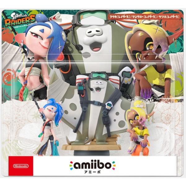 『予約前日出荷』{ACC}{Switch2} amiibo すりみ連合セット[フウカ/ウツホ/マンタ...