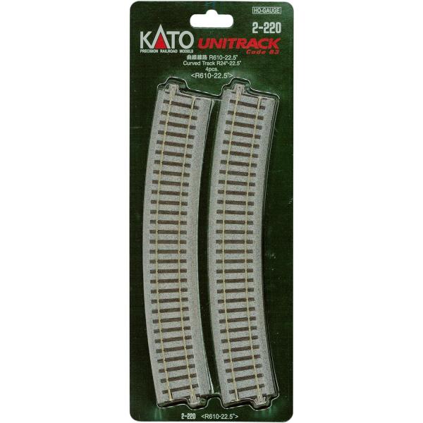 『新品』『お取り寄せ』{RWM} 2-220 UNITRACK(ユニトラック) 曲線線路 R610-...