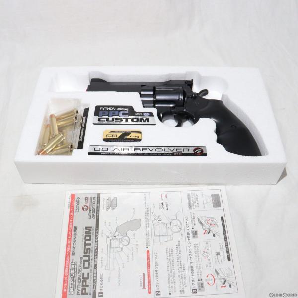 『新品』『お取り寄せ』{MIL} 東京マルイ エアーリボルバー パイソンPPCカスタム 4インチ ブ...