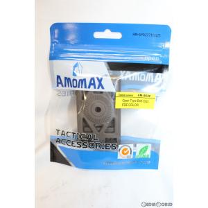 『新品即納』{MIL}AMOMAX(アモマックス) ホルスター/マガジンポーチ対応 ベルトクリップ FDE(フラットダークアース)(AM-BC2F)(20210424)｜media-world