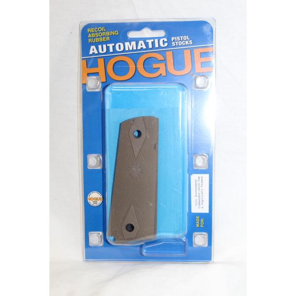 『新品即納』{MIL} HOGUE(ホーグ) 1911フル用 パネルダイヤチェッカー・ラバー グリッ...