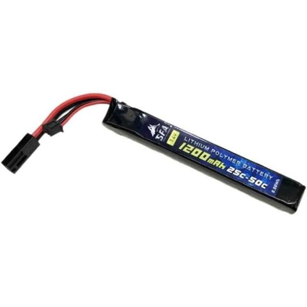 『新品即納』{MIL} SFA 7.4V1200mAh 25C-50C バッテリー ショートスティッ...