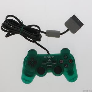 『中古即納』{ACC}{PS}アナログコントローラ デュアルショック(DUALSHOCK) エメラルド(PS用) SCE(SCPH-1200GI)(19980528)｜media-world