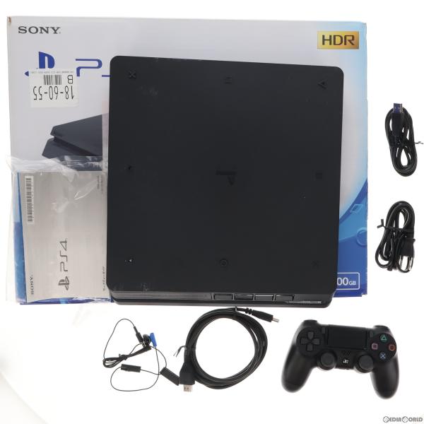 『中古即納』{本体}{PS4}プレイステーション4 PlayStation4 ジェット・ブラック H...