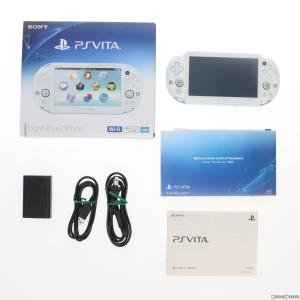 『中古即納』{本体}{PSVita}PlayStation Vita(プレイステーションVita) Wi-Fiモデル ライトブルー/ホワイト(PCH-2000ZA14)(20131010)｜media-world