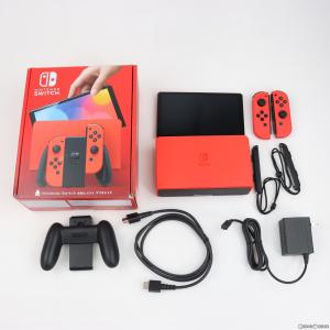 『中古即納』{本体}{Switch}Nintendo Switch(有機ELモデル) ニンテンドースイッチ マリオレッド(HEG-S-RAAAA)(20231006)｜media-world