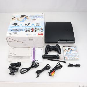 『中古即納』{本体}{PS3}PlayStation3 with PlayStation Move スポーツチャンピオン バリューパック チャコール・ブラック 160GB(CEJH-10015)(20101216)｜media-world