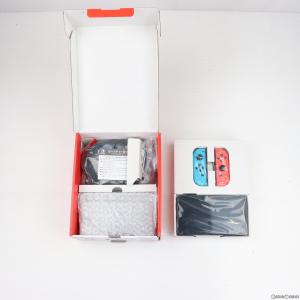 『中古即納』{本体}{Switch}(未使用)Nintendo Switch(有機ELモデル) ニンテンドースイッチ Joy-Con(L) ネオンブルー/(R) ネオンレッド(HEG-S-KABAA)(20211008)｜media-world