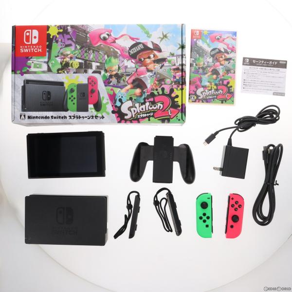 『中古即納』{本体}{Switch}Nintendo Switch(ニンテンドースイッチ) スプラト...