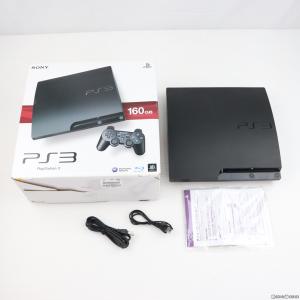 『中古即納』{本体}{PS3}プレイステーション3 PlayStation3 チャコール・ブラック HDD160GB(CECH-3000A)(20110731)｜media-world