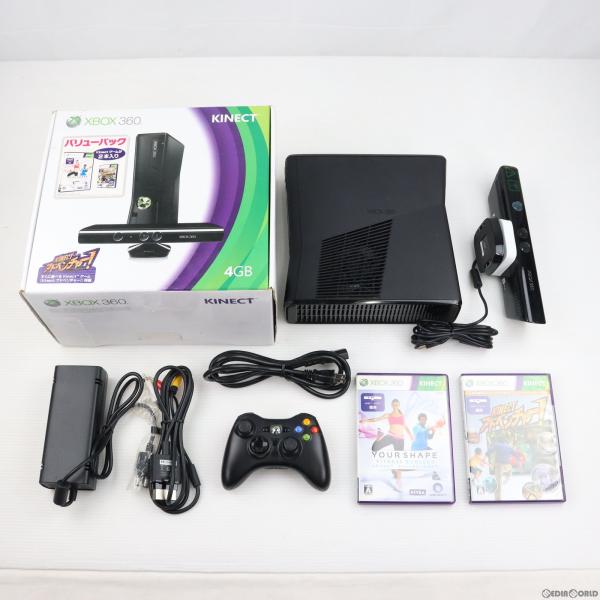 『中古即納』{本体}{Xbox360}Xbox 360 4GB+Kinect(キネクト) バリューパ...