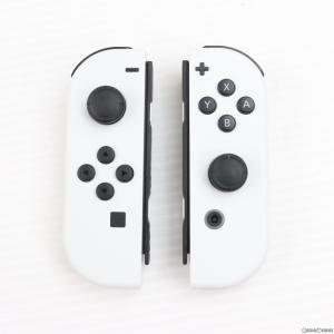 『中古即納』{ACC}{Switch}(単品)Nintendo Switch(ニンテンドースイッチ) 有機ELモデル Joy-Con(ジョイコン) (L)/(R) ホワイト 任天堂(20211008)｜media-world