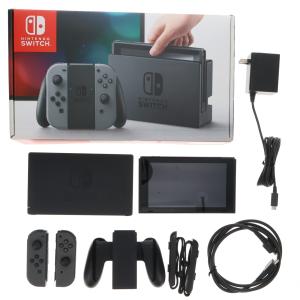 『中古即納』{本体}{Switch}Nintendo Switch(ニンテンドースイッチ) Joy-Con(L)/(R) グレー(HAC-S-KAAAA)(20170303)｜media-world