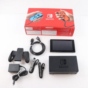 『中古即納』{Switch} (本体) Nintendo Switch(ニンテンドースイッチ) Joy-Con(L) ネオンブルー/(R) ネオンレッド 任天堂(HAD-S-KABAA)(20190830)