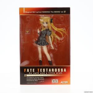 『中古即納』{FIG}フェイト・テスタロッサ 私服Ver. -An oath and a little wish- 魔法少女リリカルなのは The MOVIE 1st 1/7 完成品 フィギュア(20110206)｜media-world