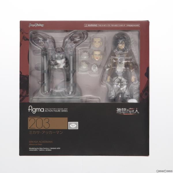 『中古即納』{FIG}(二次出荷)figma(フィグマ) 203 ミカサ・アッカーマン 進撃の巨人 ...