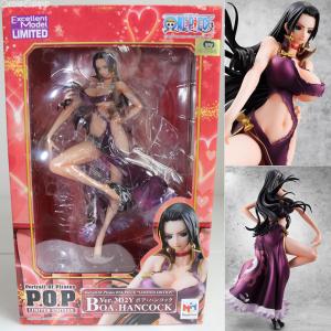 『中古即納』{FIG}一部店舗限定 Portrait.Of.Pirates P.O.P LIMITED EDITION ボア・ハンコック Ver.3D2Y ONE PIECE(ワンピース) 1/8 フィギュア メガハウス｜media-world