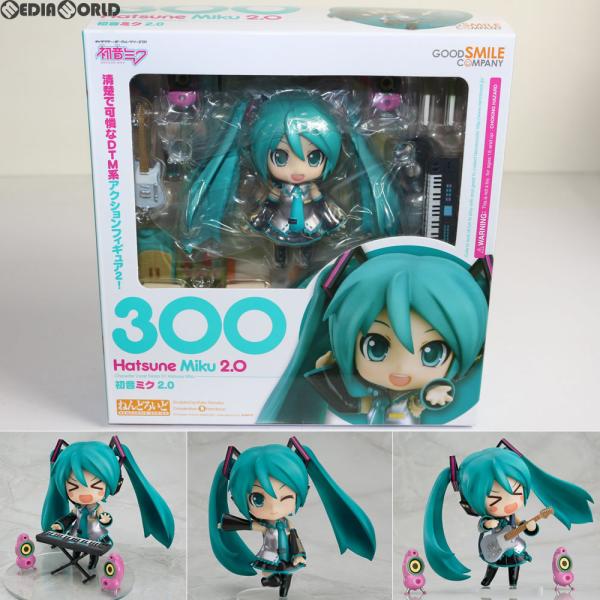 『中古即納』{FIG}(2次出荷)ねんどろいど 300 初音ミク 2.0 キャラクター・ボーカル・シ...