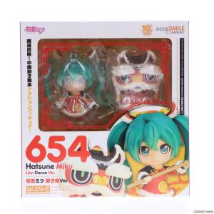 『中古即納』{FIG}GOODSMILE ONLINE SHOP限定 ねんどろいど 654 初音ミク 獅子舞Ver. キャラクター・ボーカル・シリーズ01 フィギュア グッドスマイルカンパニー｜media-world