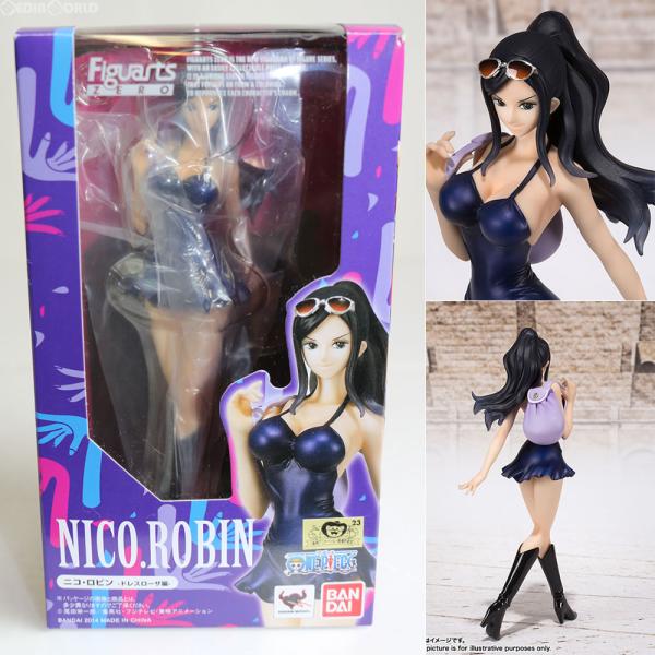 『中古即納』{FIG}フィギュアーツZERO ニコ・ロビン -ドレスローザ編- ONE PIECE(...