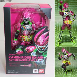 『中古即納』{FIG}S.H.Figuarts(フィギュアーツ) 仮面ライダーエグゼイド アクションゲーマー レベル2 完成品 可動フィギュア バンダイ(20170422)｜media-world