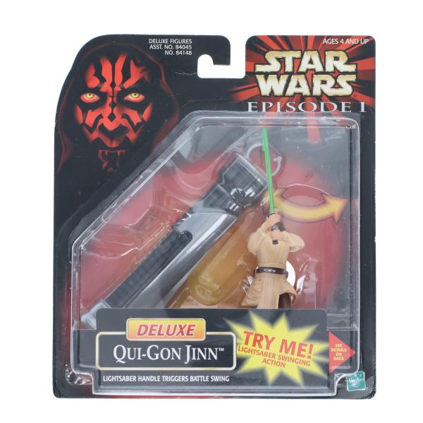 『中古即納』{FIG} Deluxe クワイ=ガン・ジン Lightsaber Handle Tri...
