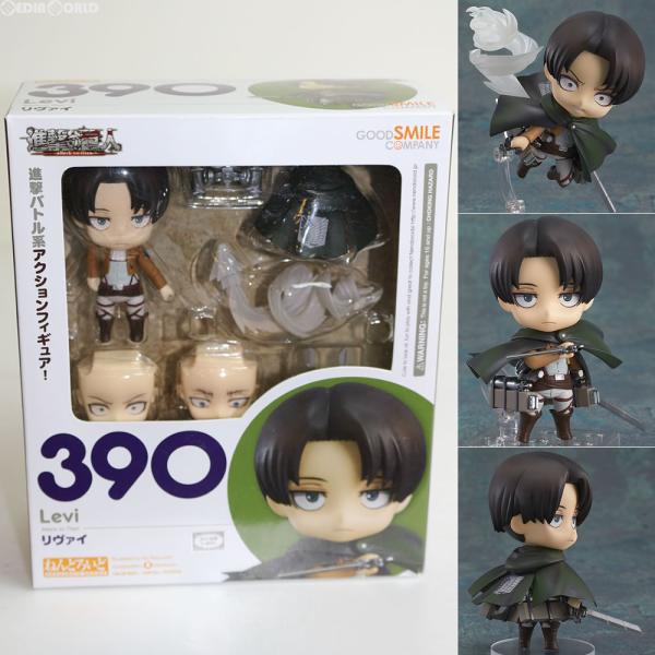 『中古即納』{FIG} ねんどろいど 390 リヴァイ 進撃の巨人 完成品 可動フィギュア グッドス...
