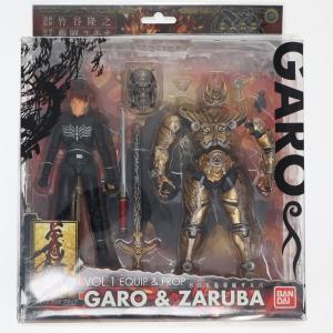 『中古即納』{FIG} イクイップ＆プロップ VOL.1 ガロ(鋼牙)＆魔導輪ザルバ(まどうりんぐざるば) 牙狼-GARO- フィギュア バンダイ(20060128)
