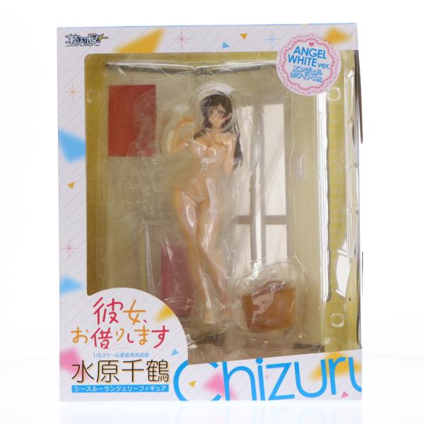 『中古即納』{FIG} 水原千鶴 シースルーランジェリーフィギュア エンジェルホワイトVer. 彼女...